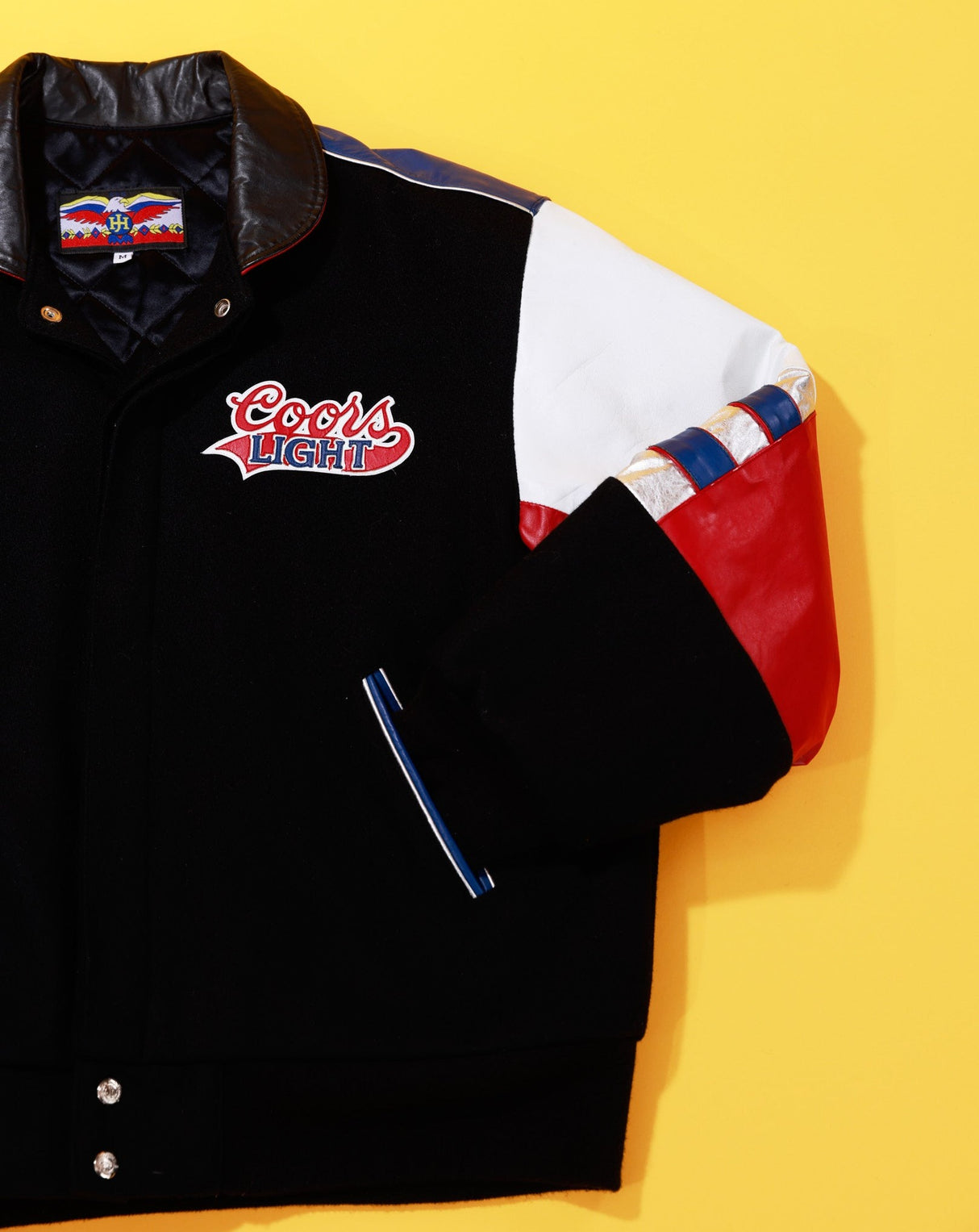 Vintage 90 Jeff Hamilton Coors Light Varsity Jacket