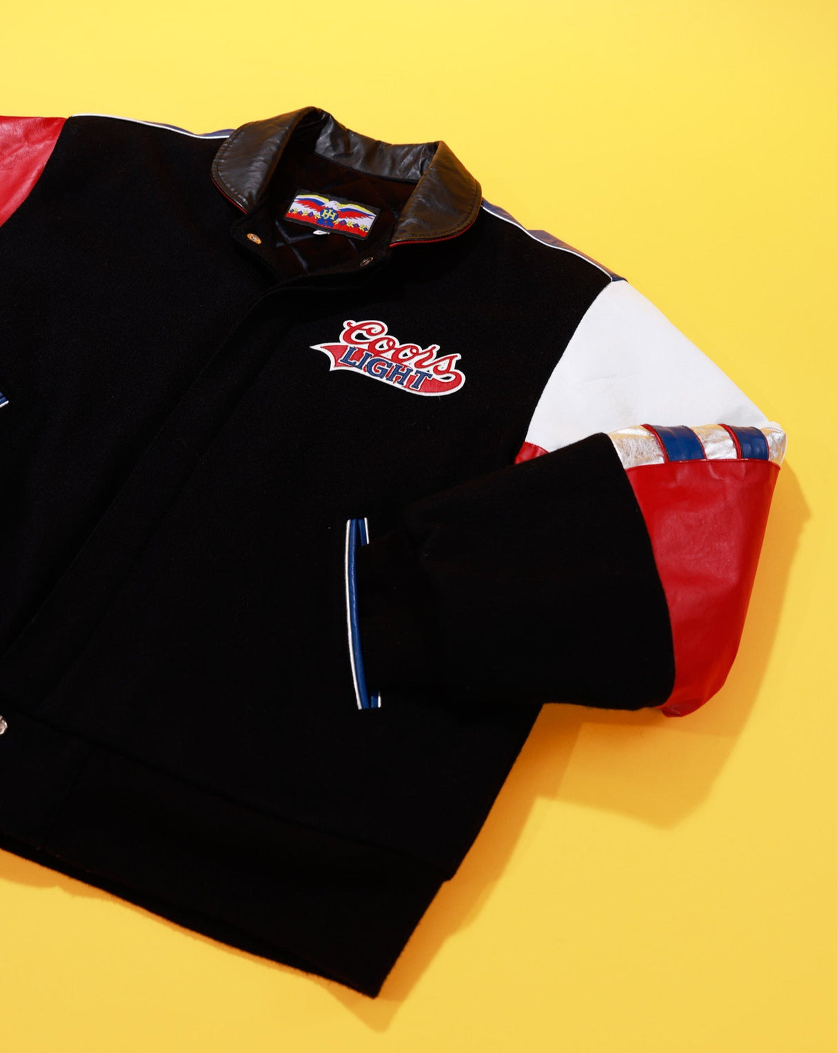 Vintage 90 Jeff Hamilton Coors Light Varsity Jacket