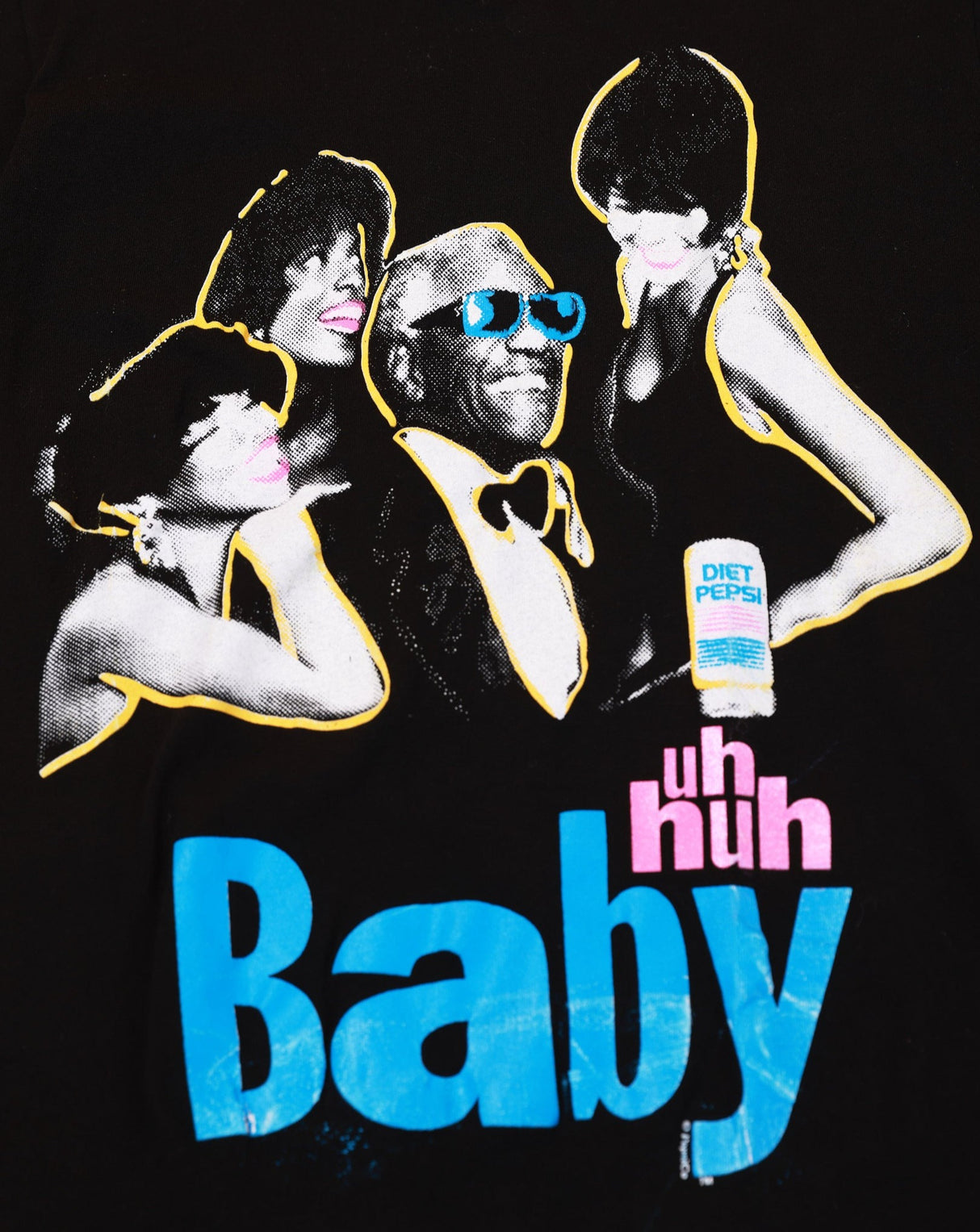 Vintage 90s Ray Charles Diet Pepsi "Uh Huh Baby" T-shirt