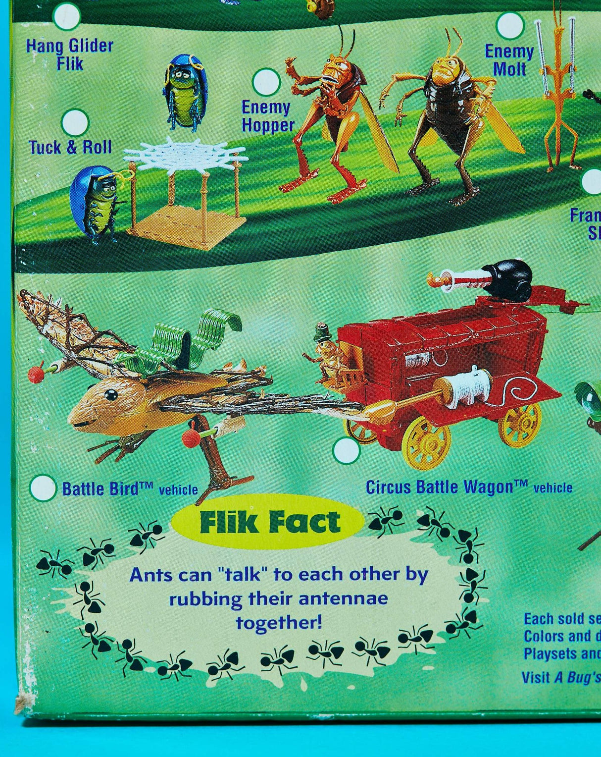 1998 Disney Pixar A Bug's Life Deluxe 12" Talking Flik Figure