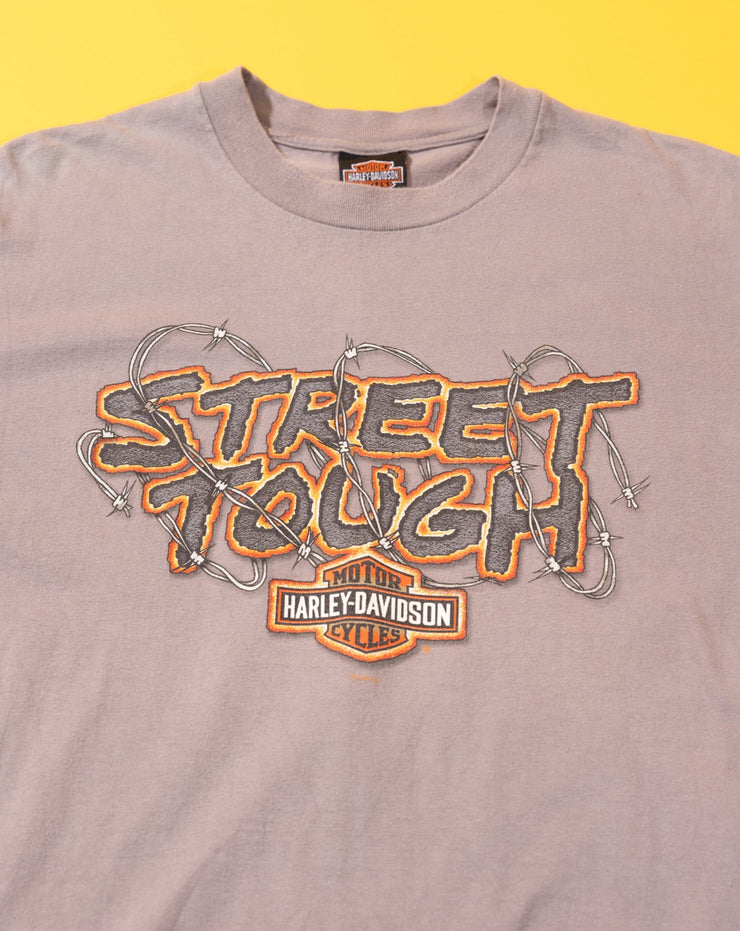 Vintage Y2K 2000 Harley Davidson Street Tough Lynchburg VA T-shirt