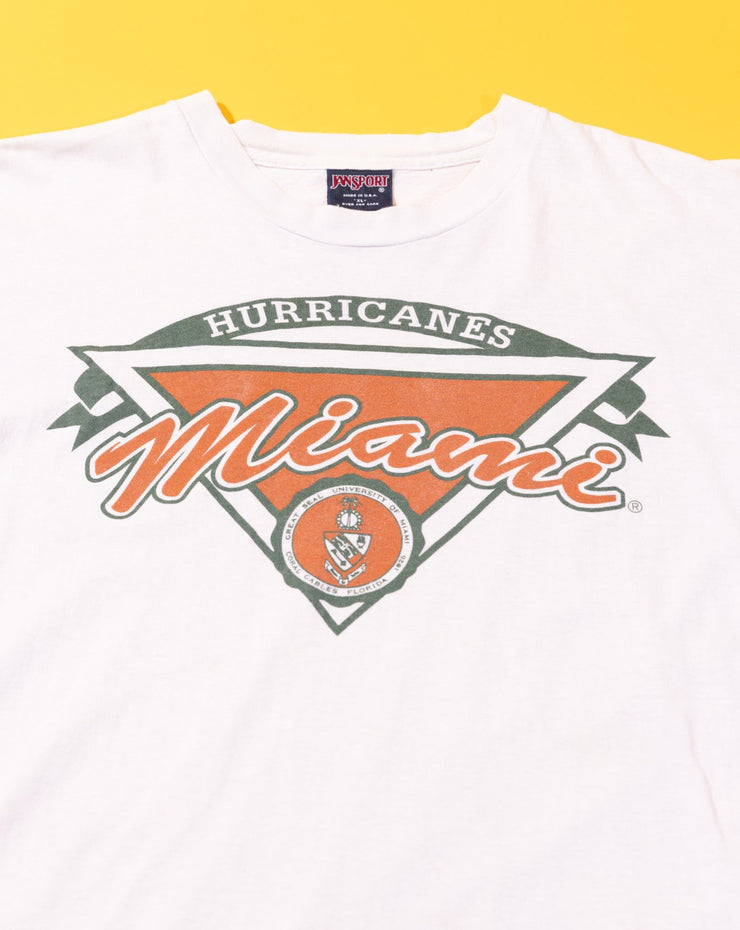 Vintage 90s University of Miami Hurricanes T-shirt