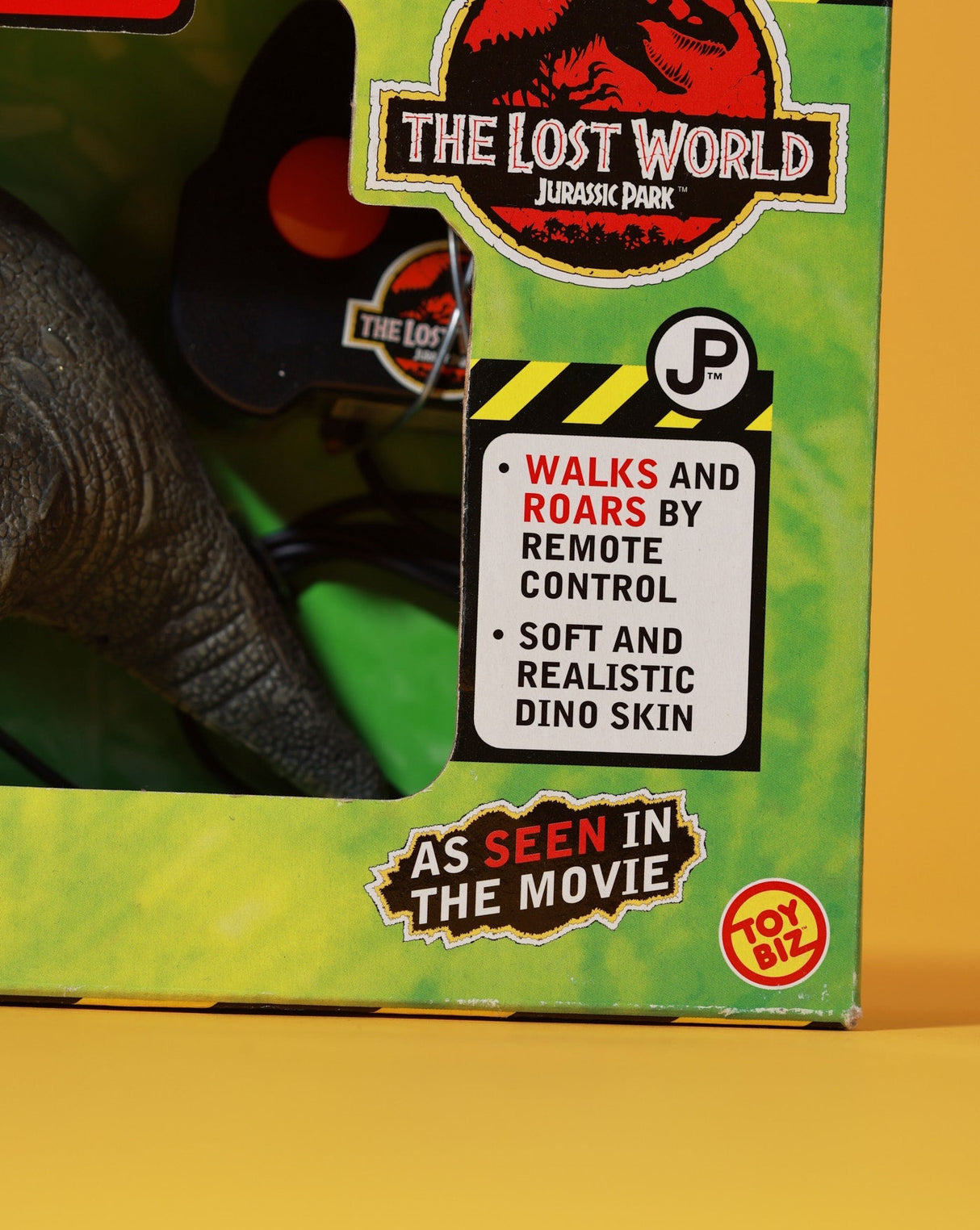 Rare Vintage 1997 Jurassic Park The Lost World Remote Control Triceratops Dinosaur Toy