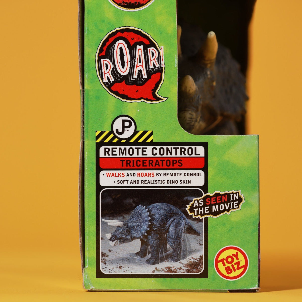 Rare Vintage 1997 Jurassic Park The Lost World Remote Control Triceratops Dinosaur Toy