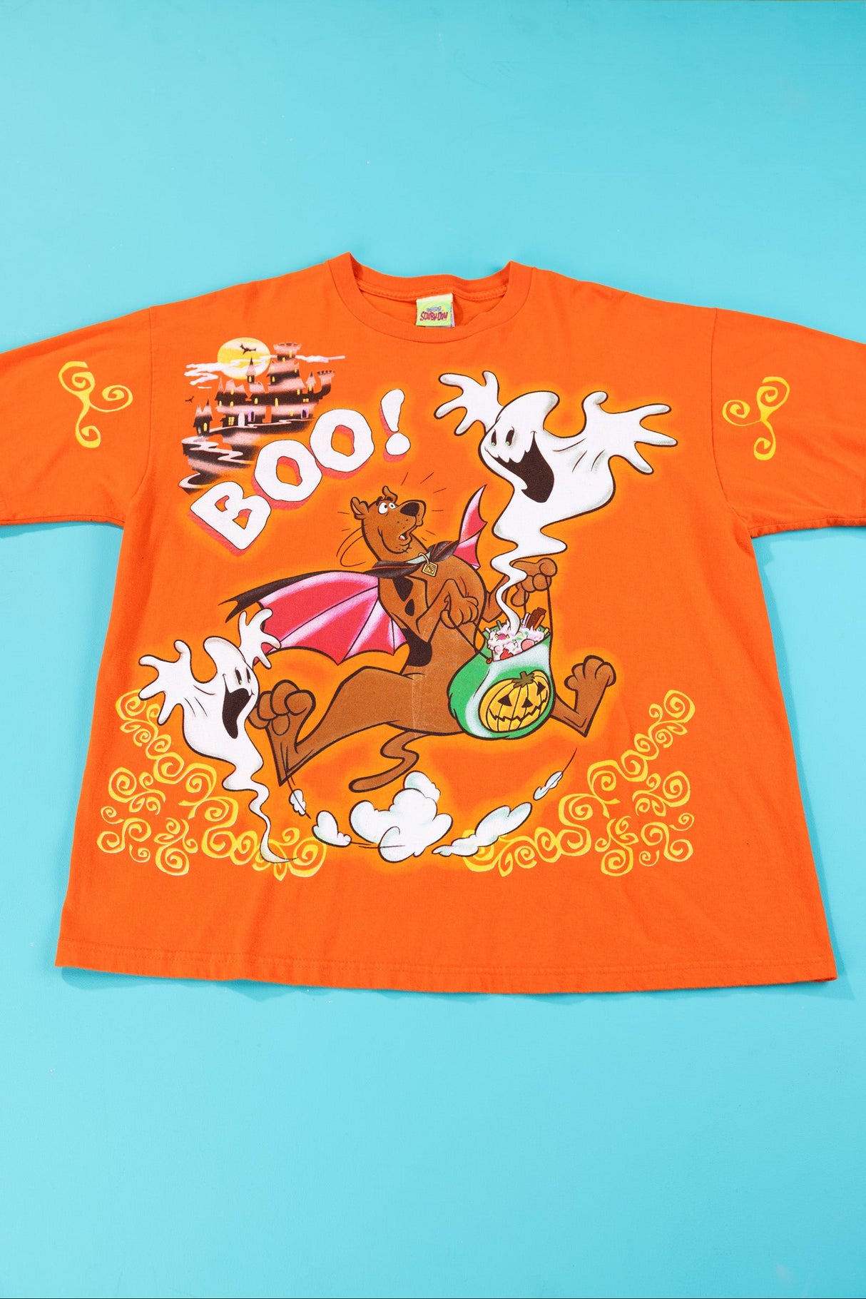 Vintage 2000 Cartoon Network Scooby Doo Halloween T-shirt