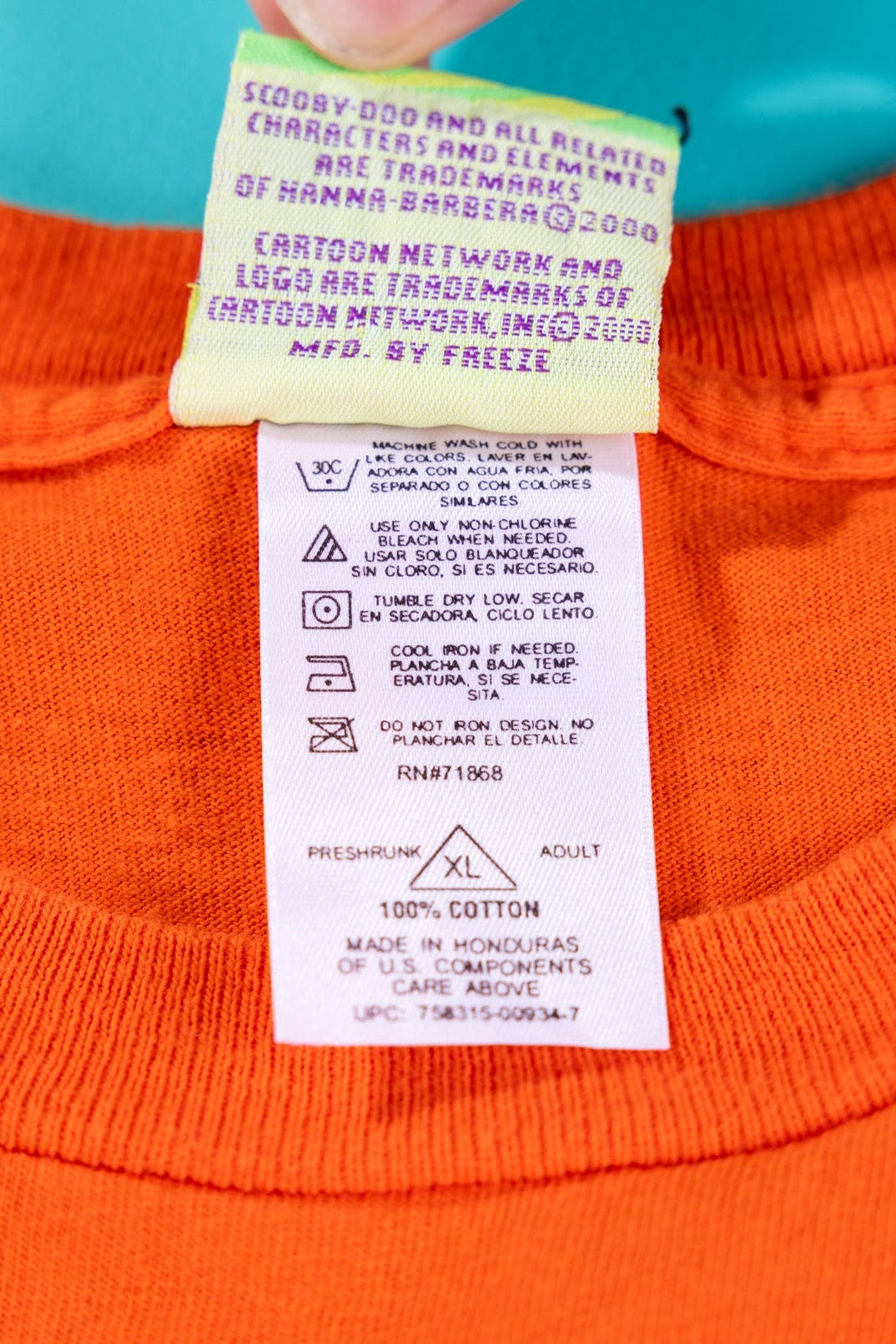 Vintage 2000 Cartoon Network Scooby Doo Halloween T-shirt