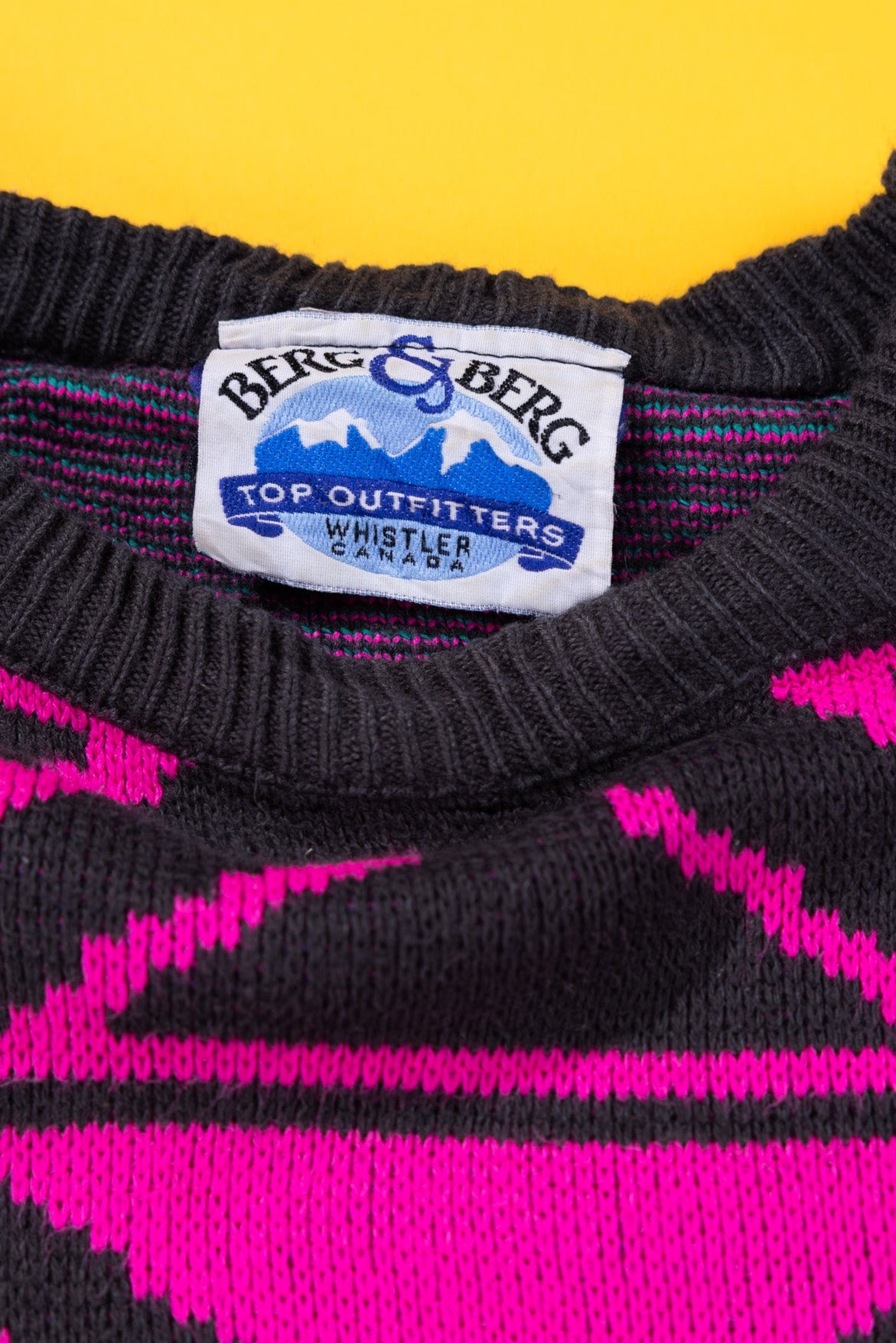 Vintage 80s Berg & Berg Knitted Sweater