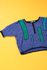 Vintage 80s Liz Claiborne Crop Sweater