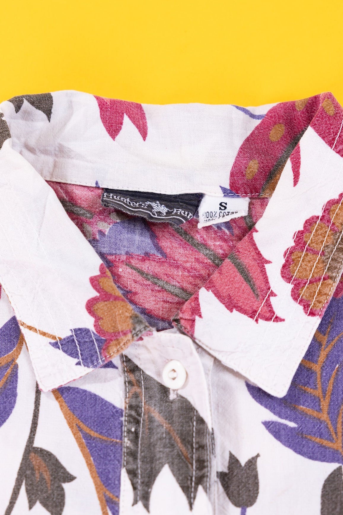 Vintage 90s Hunters Run Crop Button Up