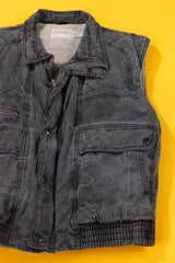 Vintage 90s St. John's Bay Denim Puffer Vest