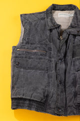 Vintage 90s St. John's Bay Denim Puffer Vest