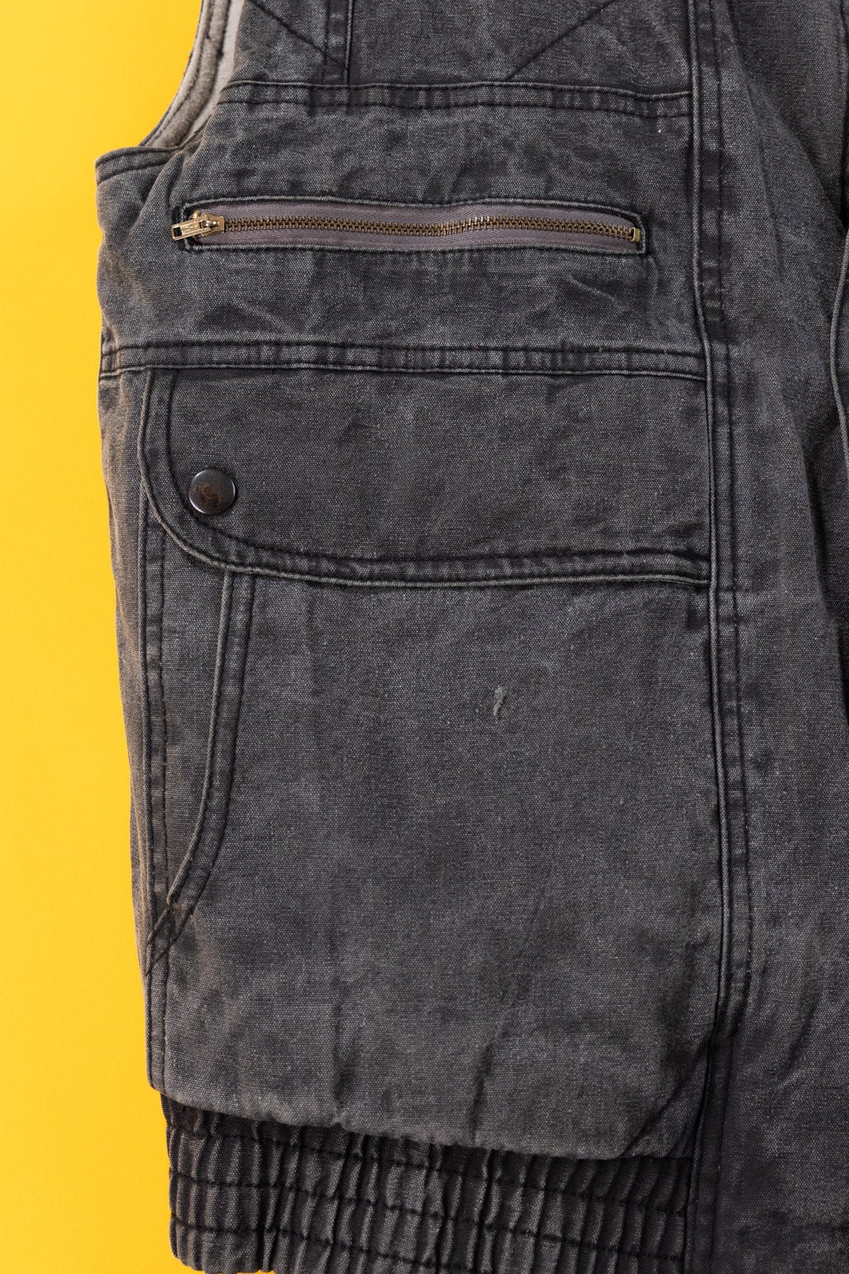 Vintage 90s St. John's Bay Denim Puffer Vest