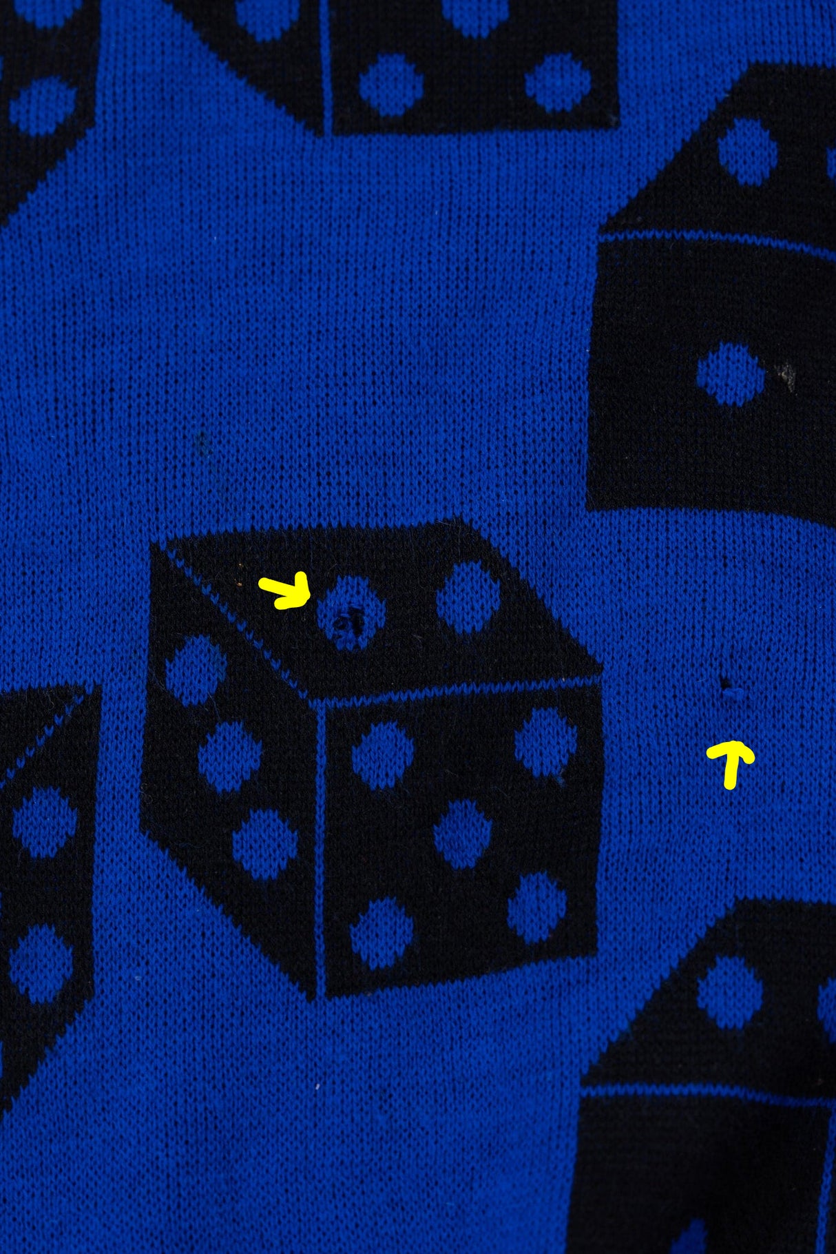 Vintage 90s A'milano Dice Sweater