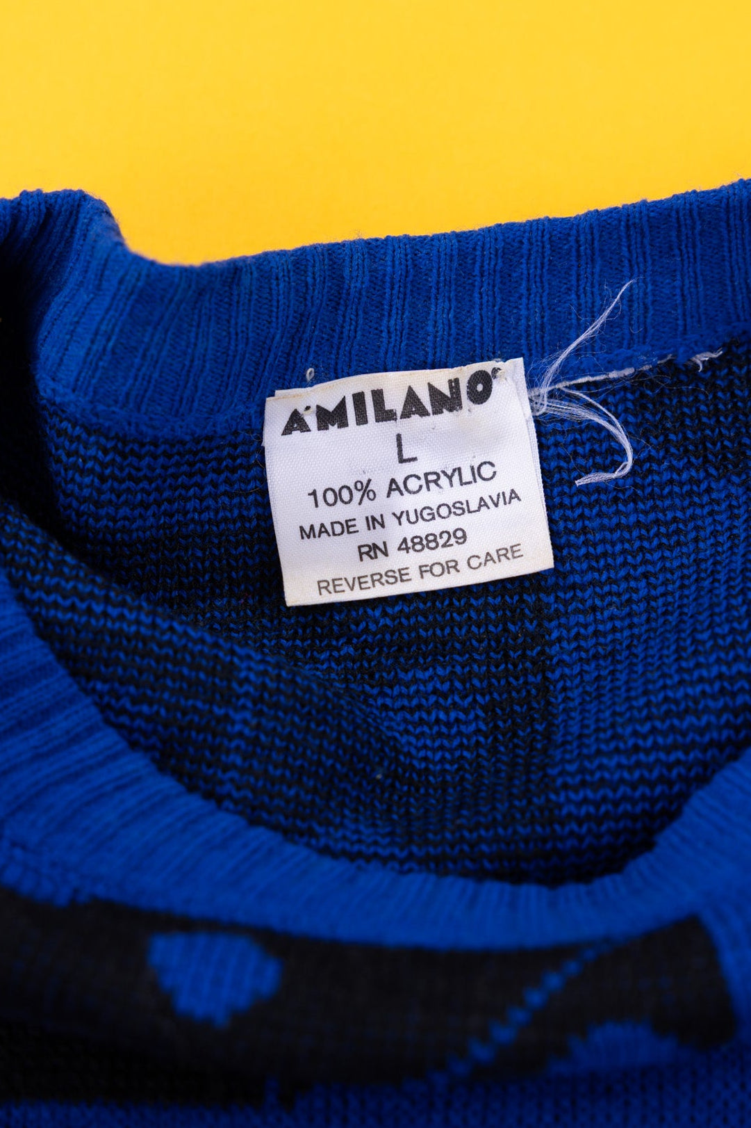 Vintage 90s A'milano Dice Sweater