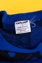 Vintage 90s A'milano Dice Sweater