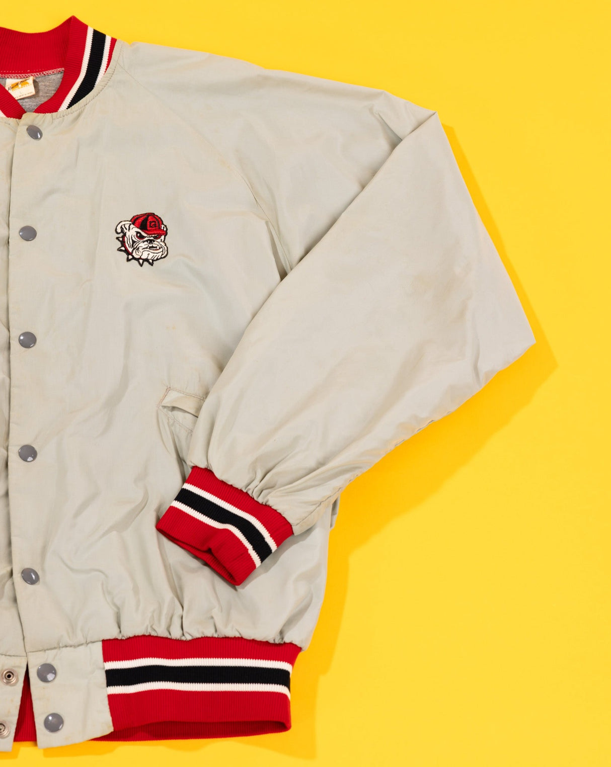 Rare Vintage 70s UGA Georgia Bulldogs Bomber Jacket