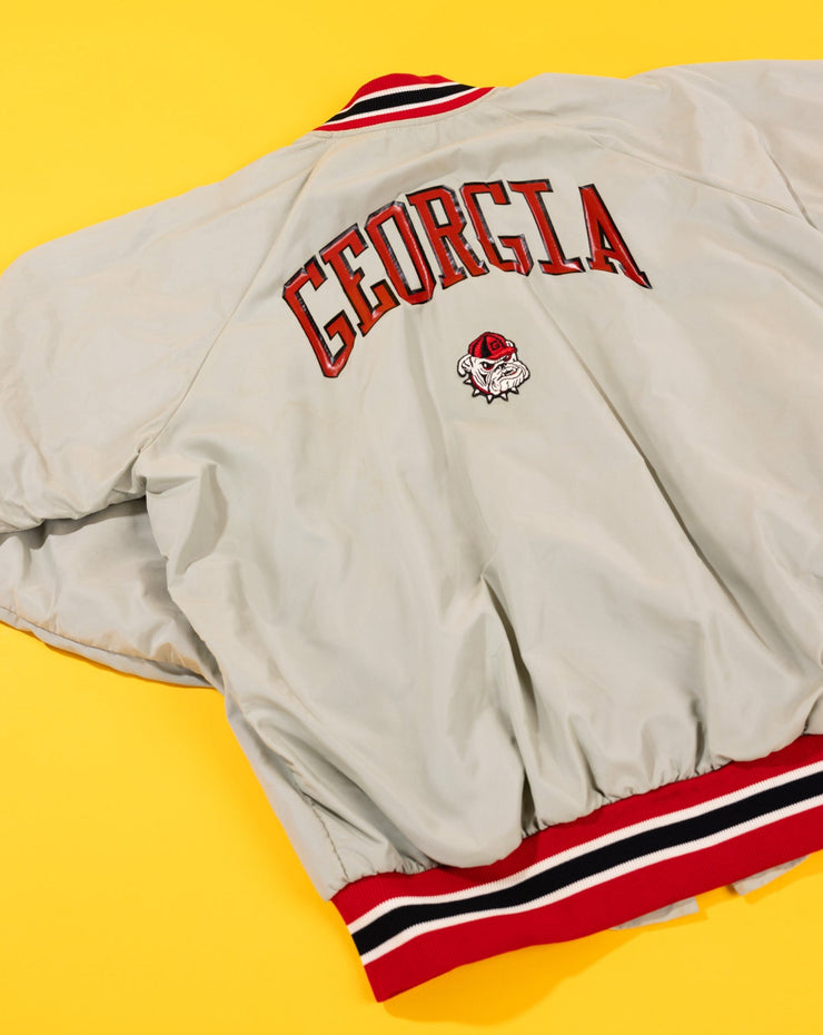 Rare Vintage 70s UGA Georgia Bulldogs Bomber Jacket