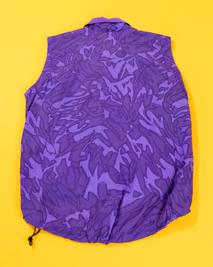 Vintage 80s Retro Candy World Custom Embroidered Windbreaker Vest