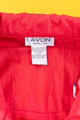 Vintage 80s Lavon Floral Windbreaker