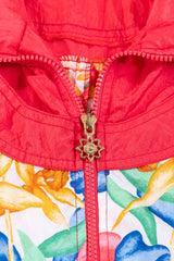 Vintage 80s Lavon Floral Windbreaker