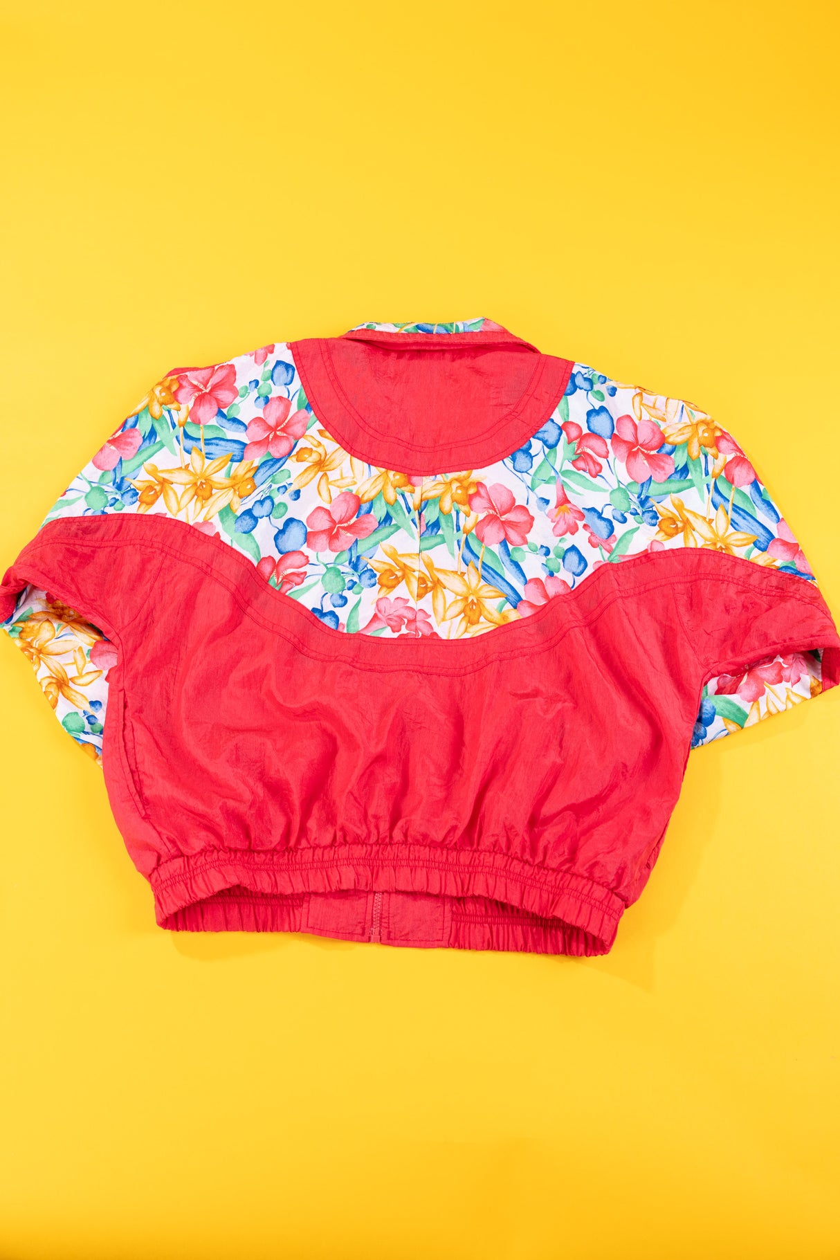 Vintage 80s Lavon Floral Windbreaker