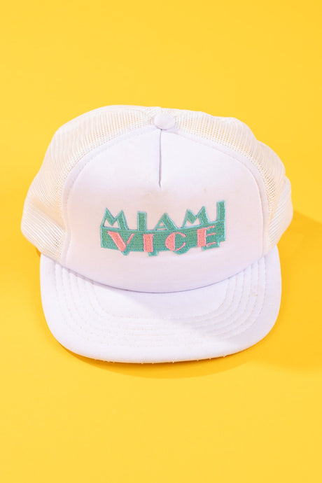 Vintage 80s Miami Vice Snapback Hat