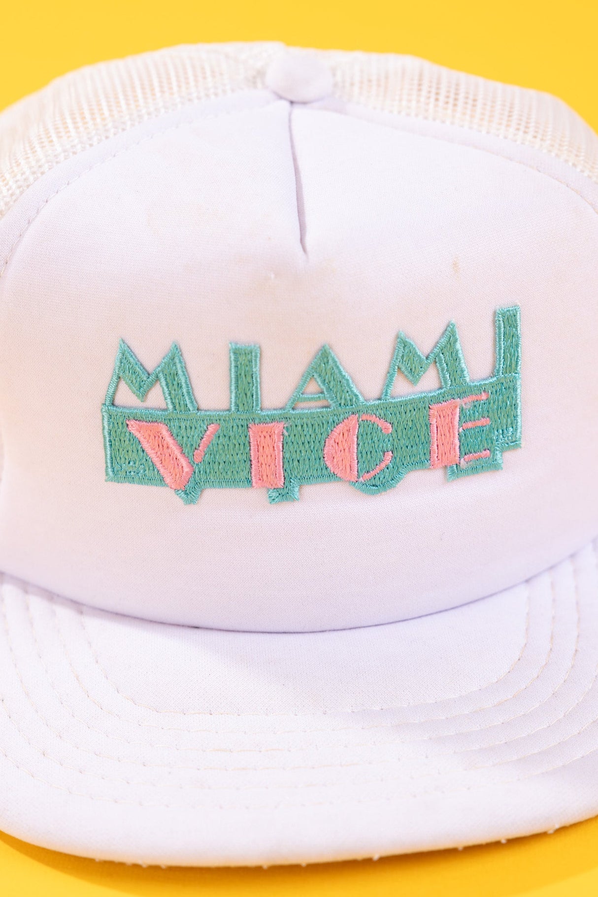 Vintage 80s Miami Vice Snapback Hat