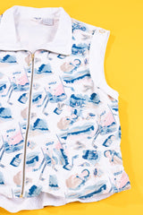 Vintage 80s Line-Up Golf Vest