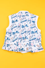 Vintage 80s Line-Up Golf Vest