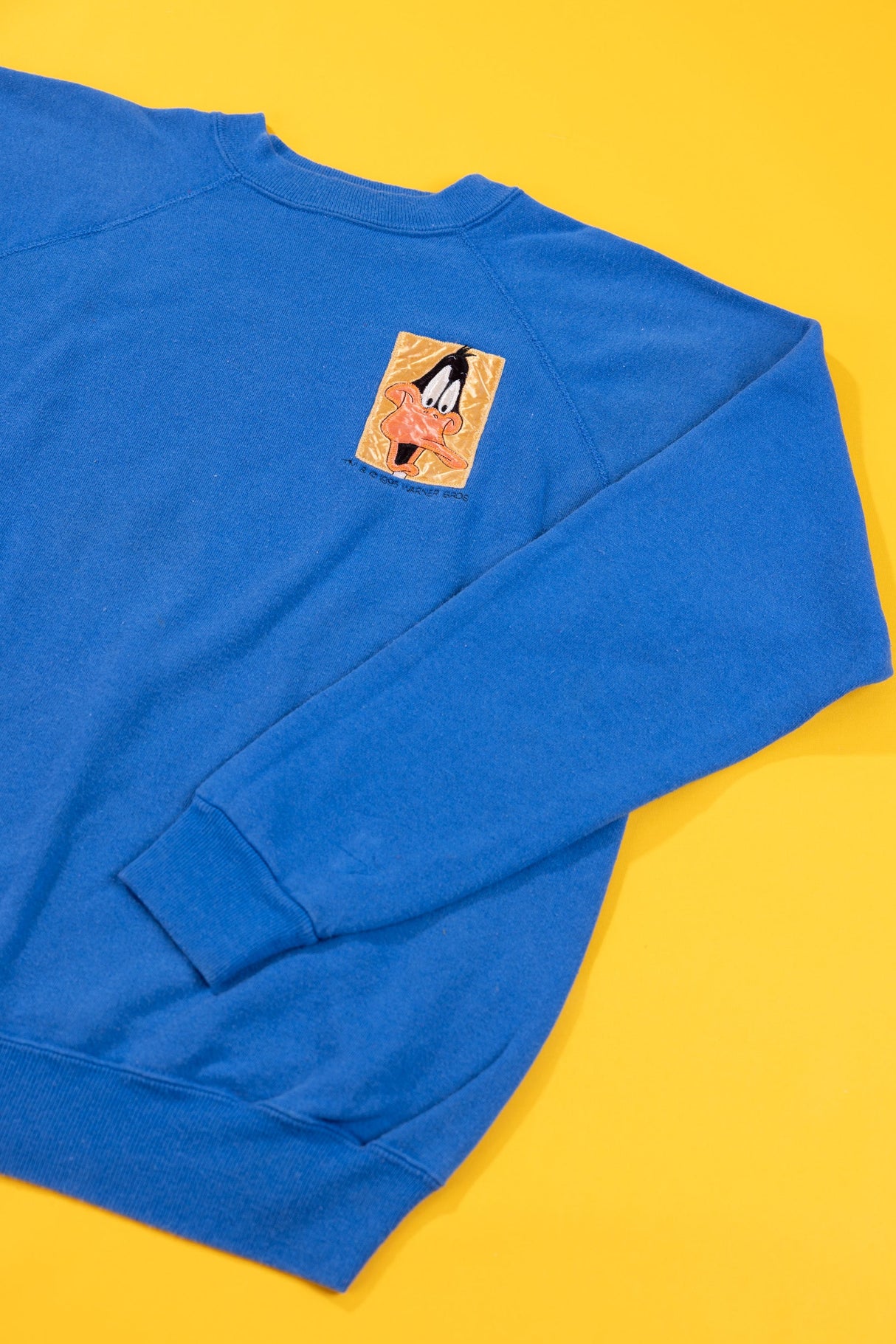 Vintage 1995 Warner Bros Daffy Duck Crewneck Sweater
