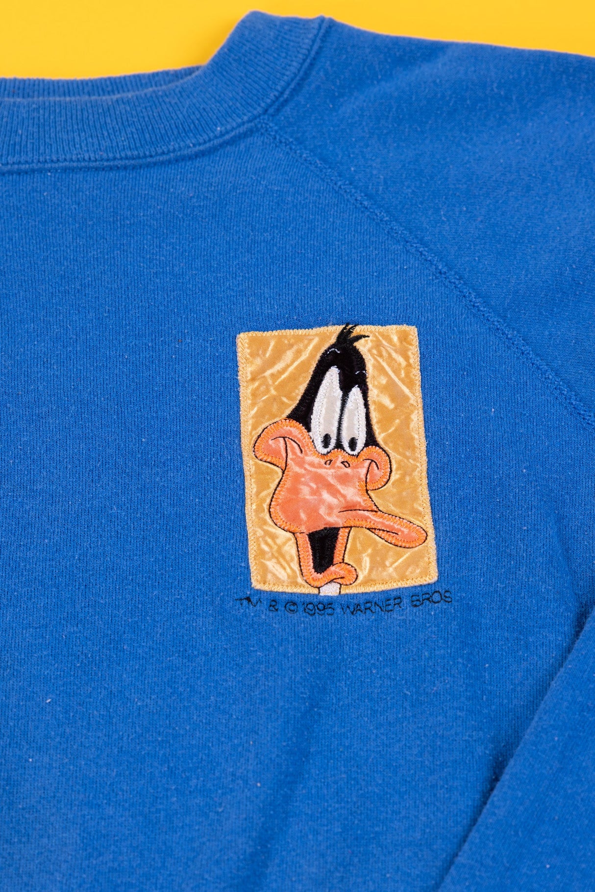 Vintage 1995 Warner Bros Daffy Duck Crewneck Sweater
