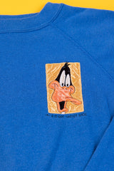 Vintage 1995 Warner Bros Daffy Duck Crewneck Sweater