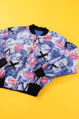 Vintage 90s Daisy Bomber Jacket