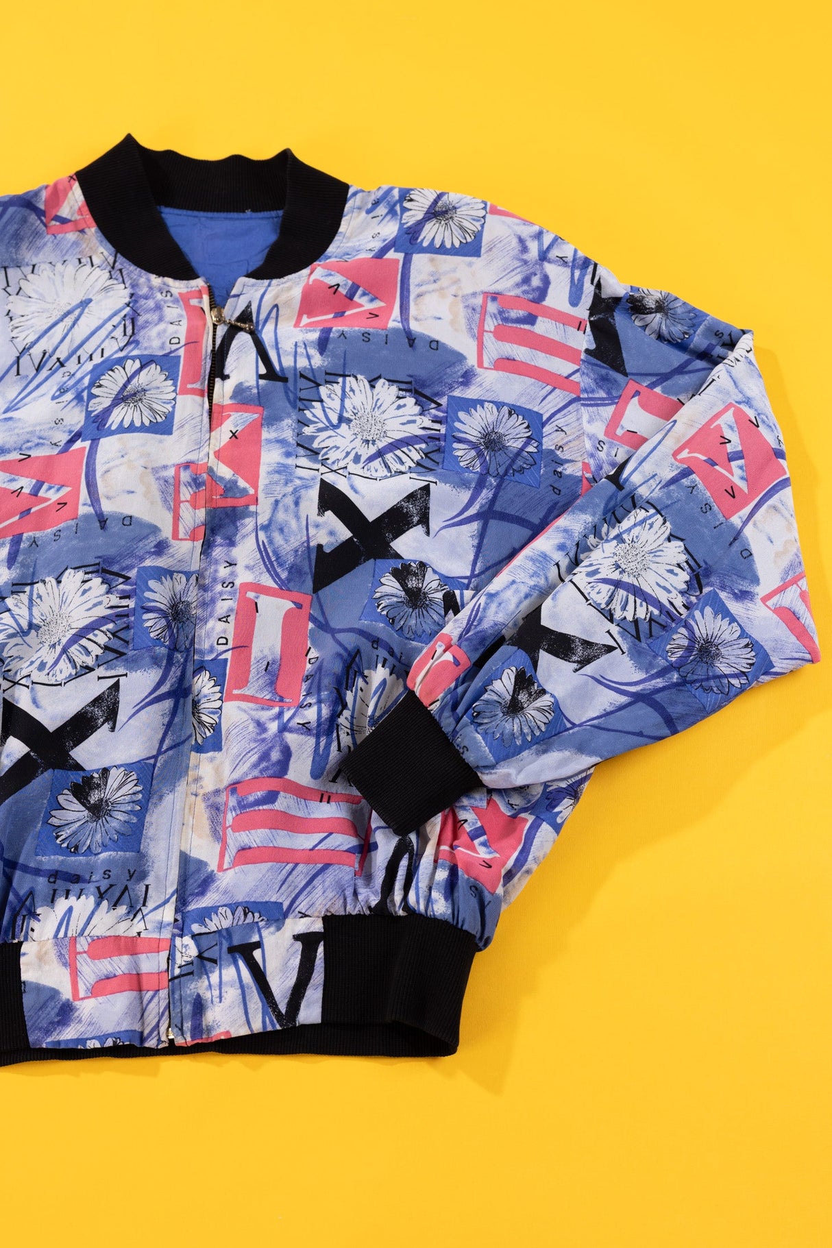Vintage 90s Daisy Bomber Jacket