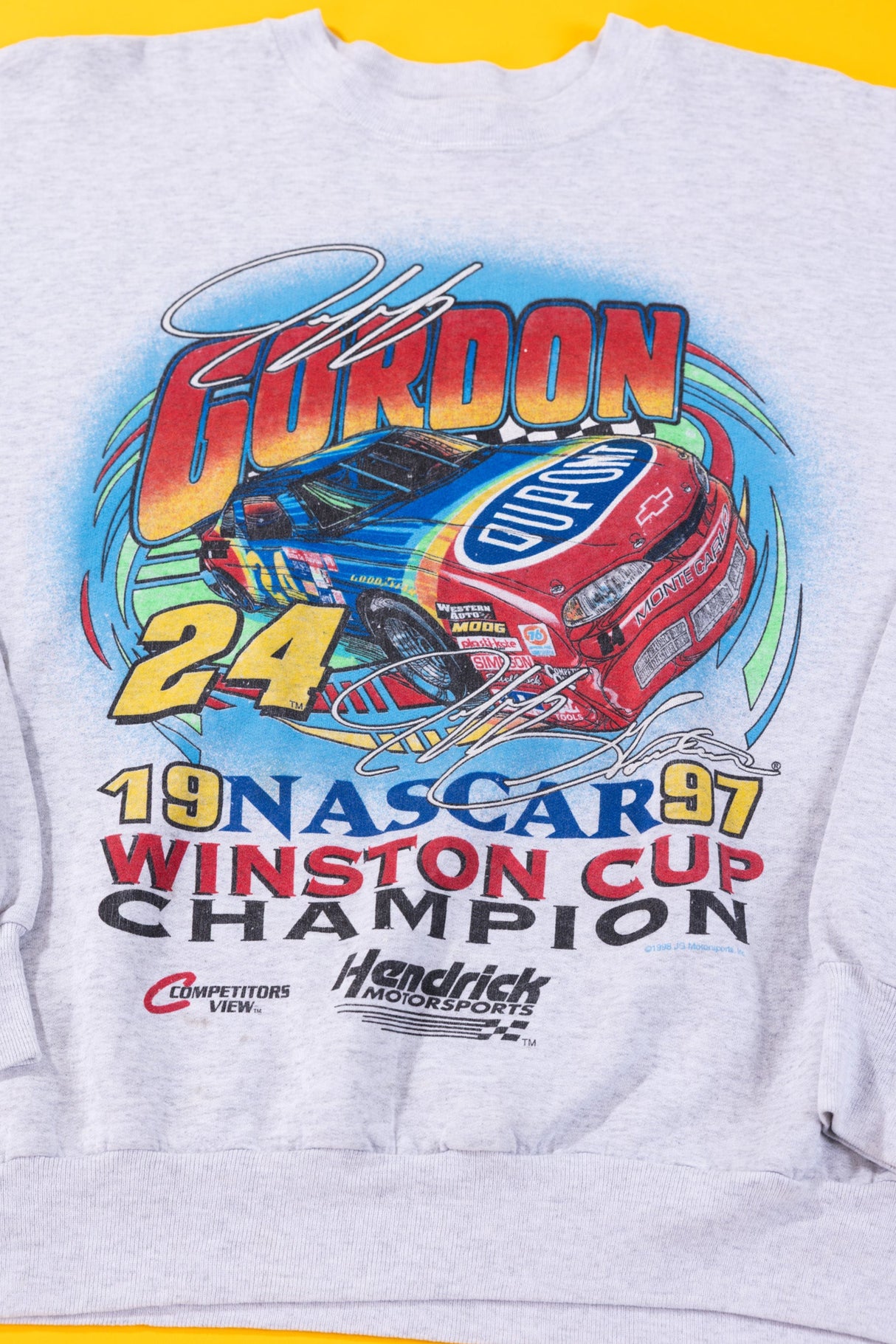 Vintage 1997 Jeff Gordon Winston Cup Champion Nascar Crewneck Sweater