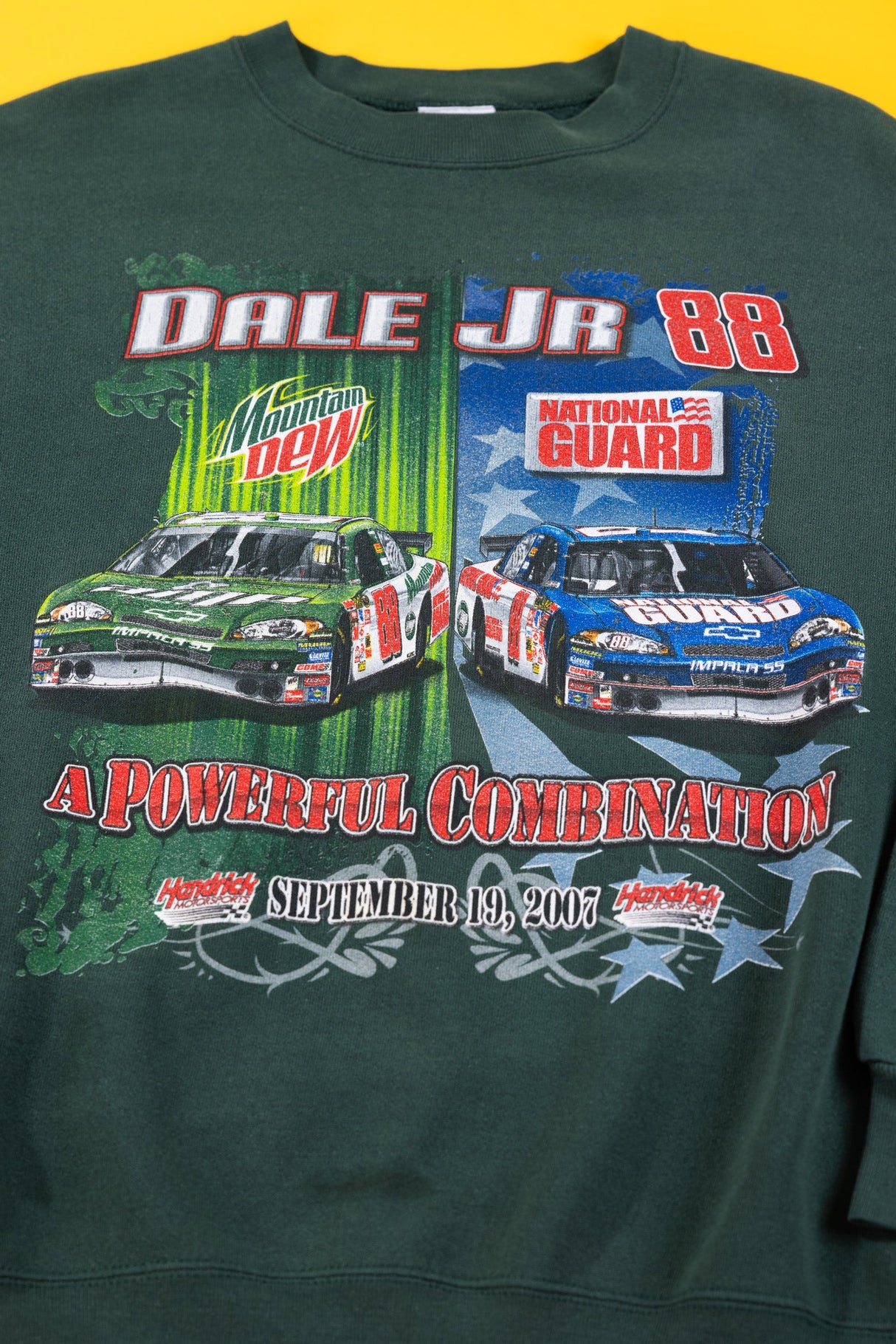 Y2K Dale Jr. 88  Nascar Crewneck Sweater