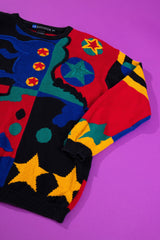Vintage 1993 I.B. Diffusion Retro Sweater