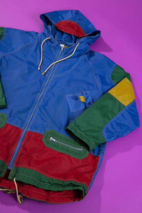 Vintage 80/90s Color Block Windbreaker