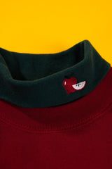 Vintage 90s Gopher Sport 'Back to School' Turtleneck Sweater