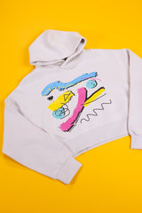 RCW Chaos 1 Cropped Hoodie (Bone)