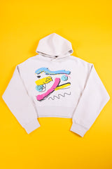RCW Chaos 1 Cropped Hoodie (Bone)
