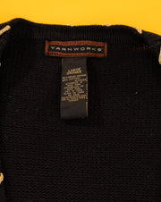 Vintage 90s Yarnworks Knitted Cardigan Sweater
