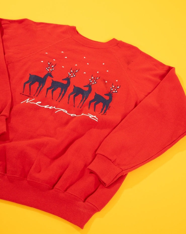 Vintage 1986 Newport Reindeer Crewneck Sweater