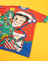 Rare Vintage 1994 Betty Boop Christmas T-shirt