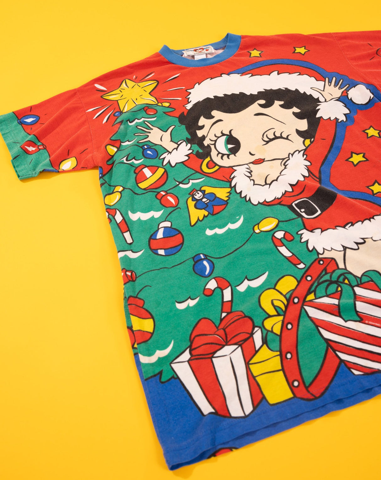 Rare Vintage 1994 Betty Boop Christmas T-shirt