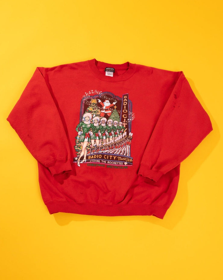 Vintage 90s Radio City Music Hall The Rockettes Christmas Spectacular Crewneck Sweater
