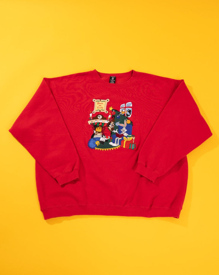 Vintage 1996 Looney Tunes Peace on Earth Crewneck Sweater