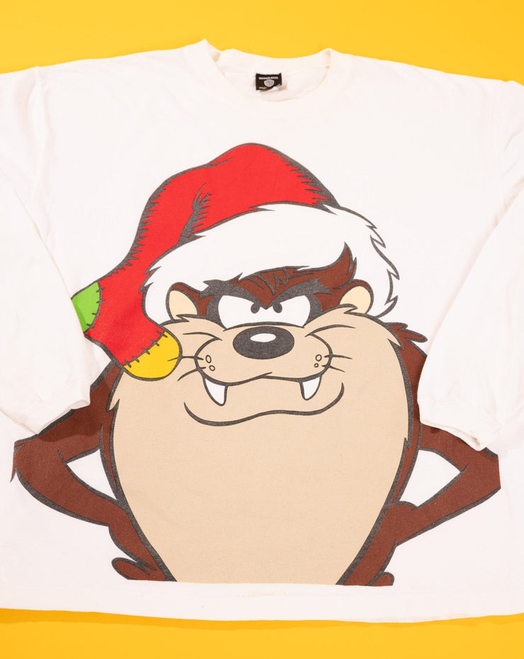 Vintage 1997 Taz Santa Long Sleeve T-shirt