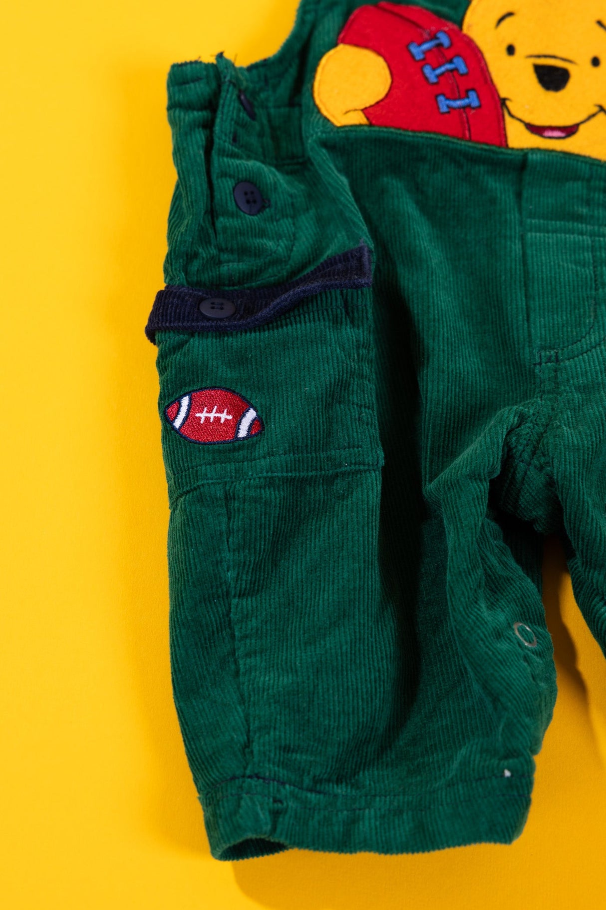 Vintage 90s Winnie the Pooh Corduroy Overalls (Kids - 0/6Mos)