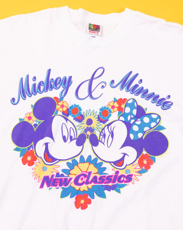 Vintage 90s Disney Mickey & Minnie Mouse New Classics T-shirt